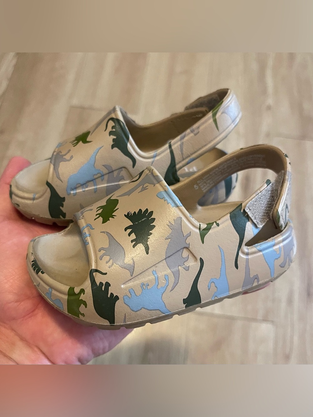 Children’s Place Dinosaur Slides Boys Size 5